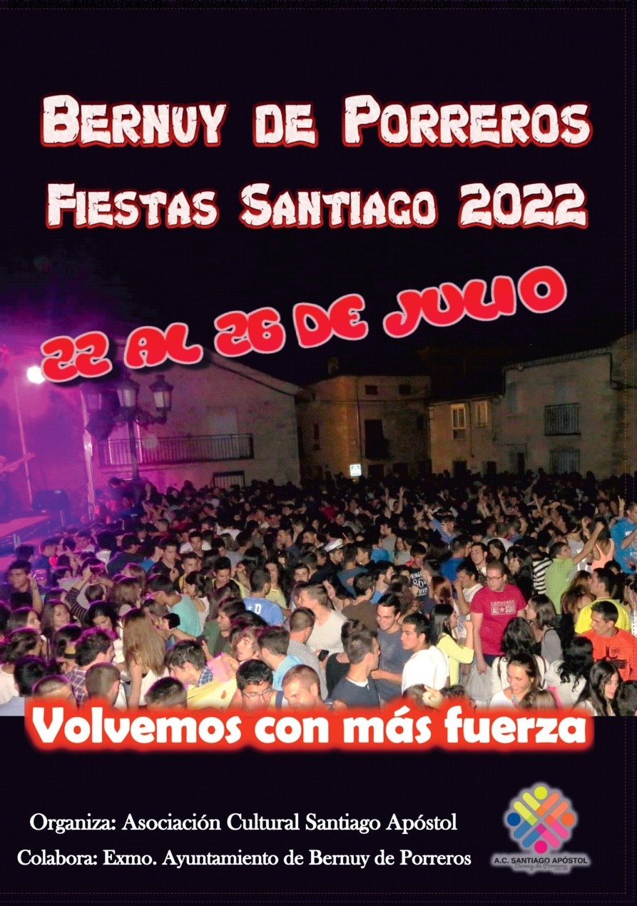 Fiestas de Santiago 2022 Bernuy de Porreros